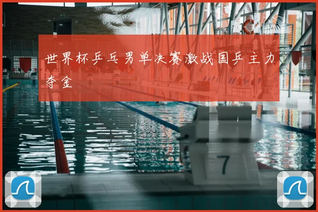 世界杯乒乓男单决赛激战国乒主力夺金